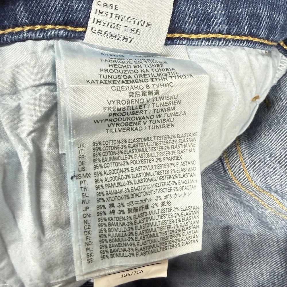Diesel D-Fining Jeans‎ Men 29x30 Blue Regular Tapered Stretch Medium Wash 09A80